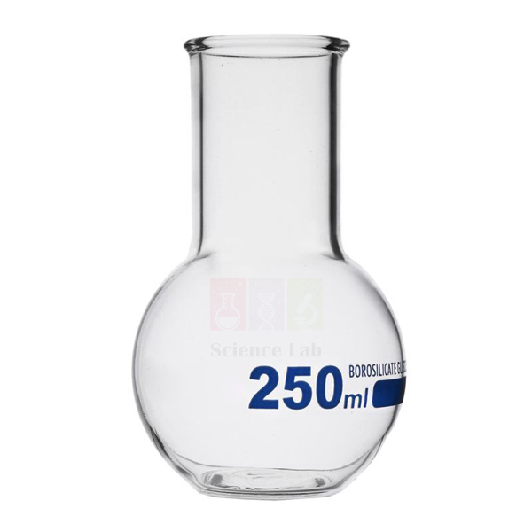 Flat Bottom Flask, Wide Neck